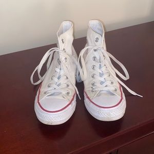 White High-Top Converse